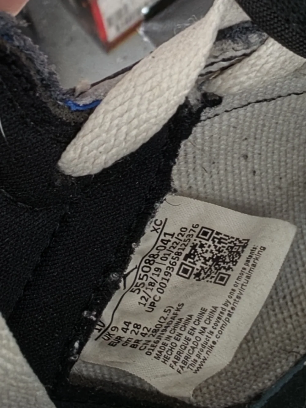 🔥 Nike Air Jordan 1 High - Black/White/Royal Blue Men Size 10